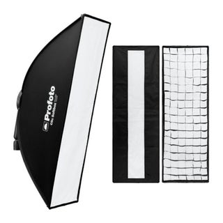 Profoto Clic 1x3-Feet Lightweight Portable Softbox, Clic Softgrid, and Stripmask Bundle