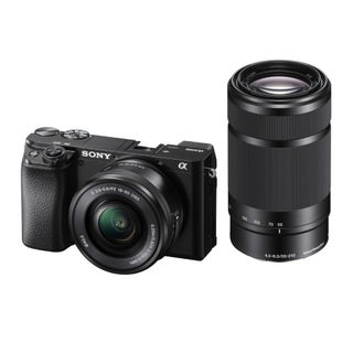 Sony Alpha a6100 APS-C Mirrorless Camera with 16-50mm and 55-210mm Lenses
