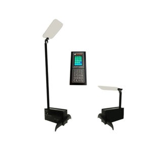 Telescript 2-Motorized Public Speaking Poles - Telescoping Poles with Adjustable Heights - 1
